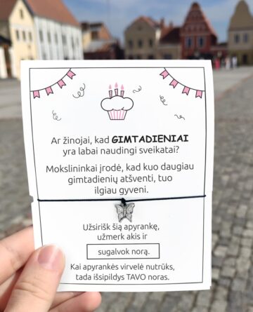 Gimtadieniai yra naudingi