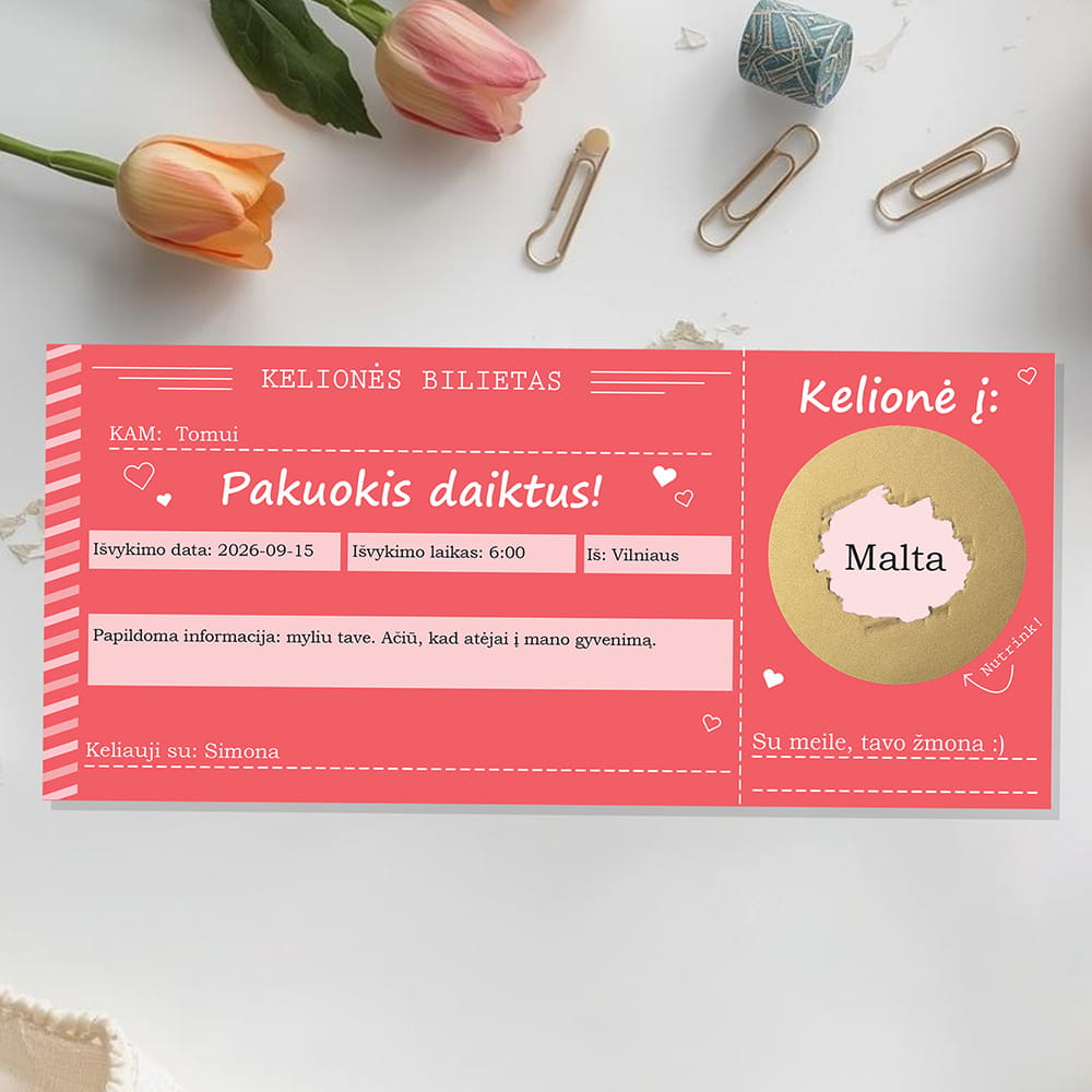 pakuokis-1.jpg Kelionės bilietas - Image 1