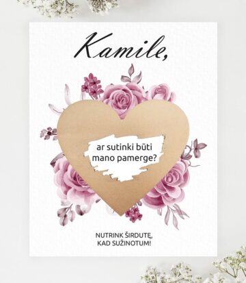 Ar sutinki būti mano pamerge?