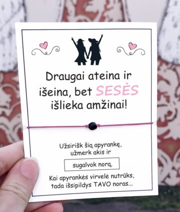Sesės išlieka amžinai