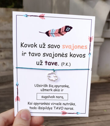 Kovok už savo svajones