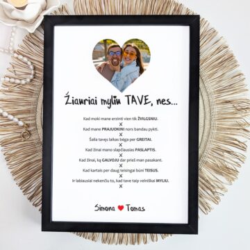 Žiauriai myliu TAVE, nes